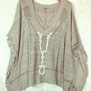 Free people light poncho